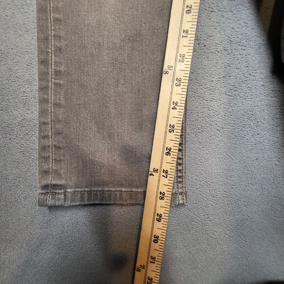 Levi's 511 Jeans Mens 31x28 Gray Slim Straight Distressed Denim Stretch - Picture 7 of 10